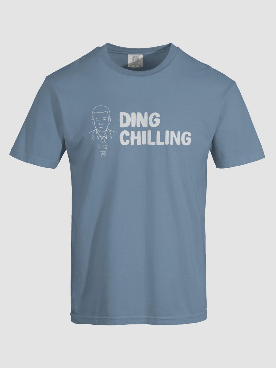 Ding Chilling [4a] – Funny Chess Meme Design | White Line Art for Light Colors | T-Shirt product image (80)