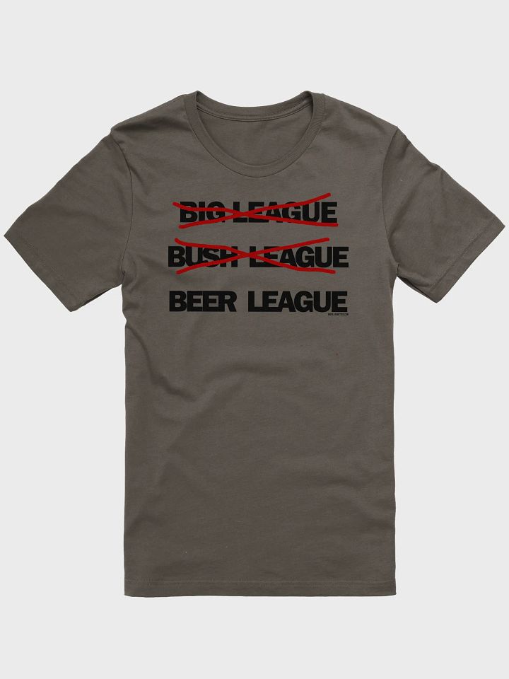 Funny Hockey T-Shirt - Big League - Bush League - Beer League T-shirt - Gift for hockey die-hards product image (2)