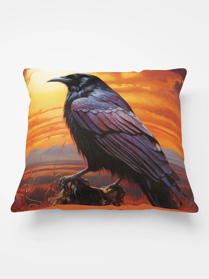COZY PILLOW 🟠 Bird against a sunset sky product image (1)