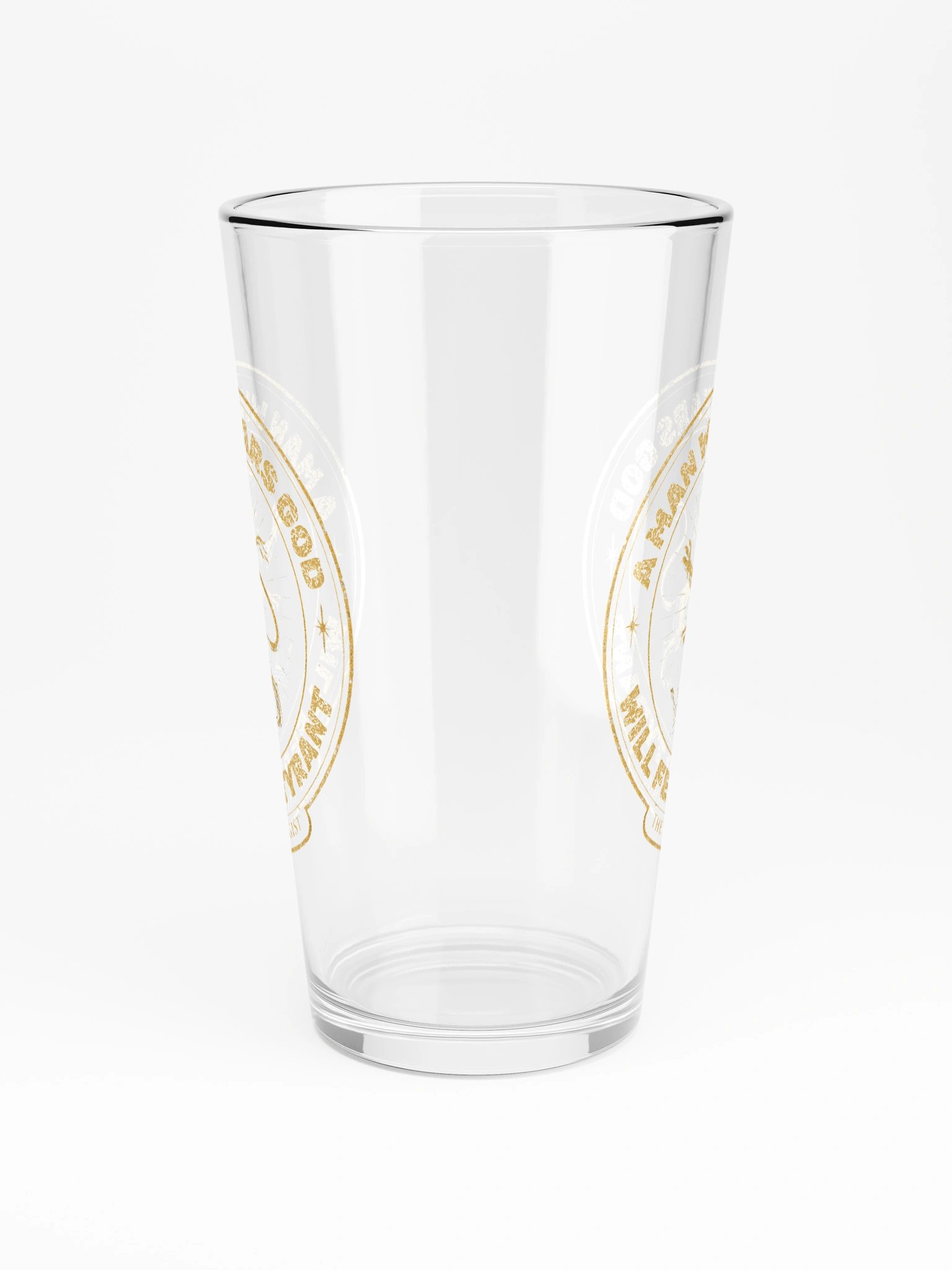 Fear No Tyrant pint glass product image (3)