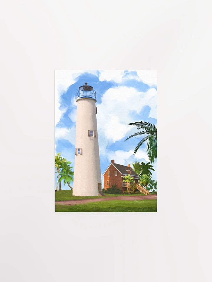St. George Island Lighthouse – Florida Matte Poster product image (4)