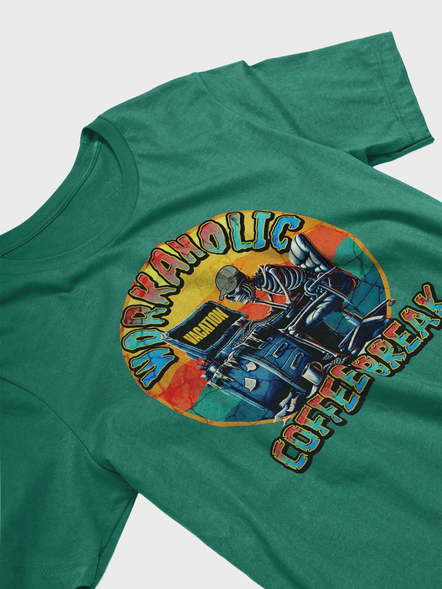 Workaholic Coffee Break Vacation T-Shirt product image (2)