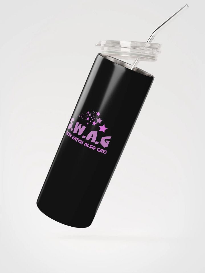 S.W.A.G. (Sexy Witch Also Gay) Metal Eco Tumbler (with eco straw) product image (2)