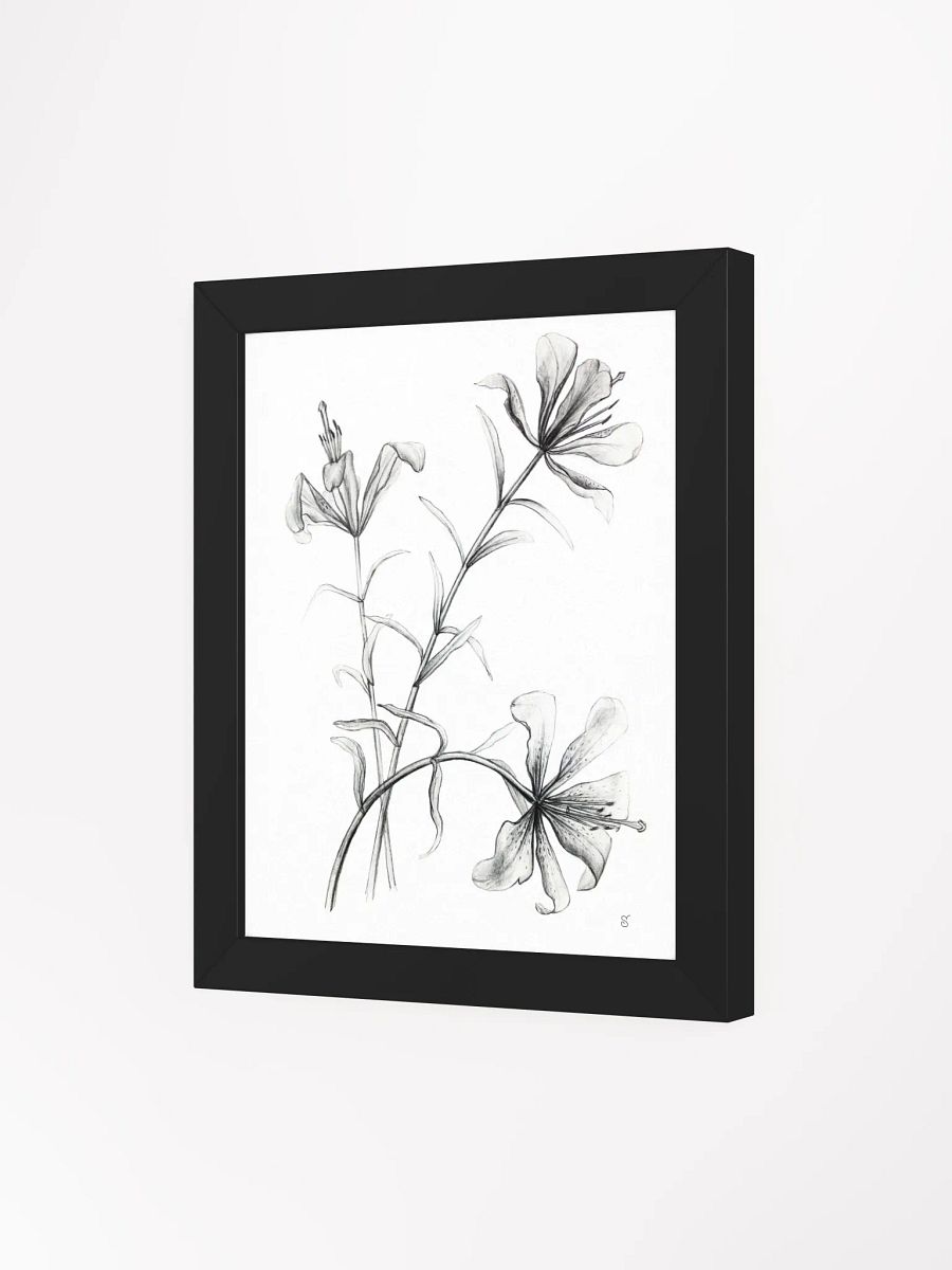 Ethereal Blossoms Framed Poster - Wild Elegant Flowers product image (7)