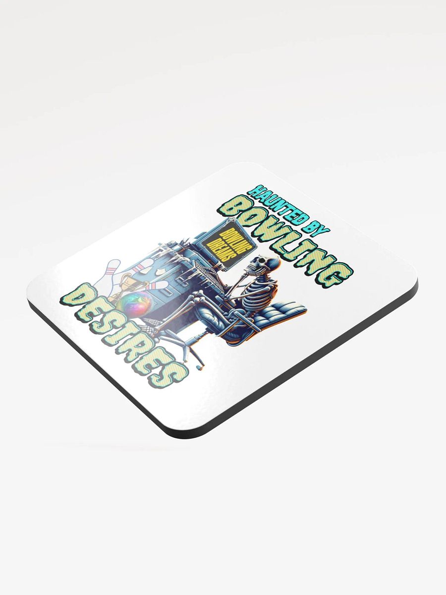 Haunted By Bowling Desires Cork Coaster product image (3)