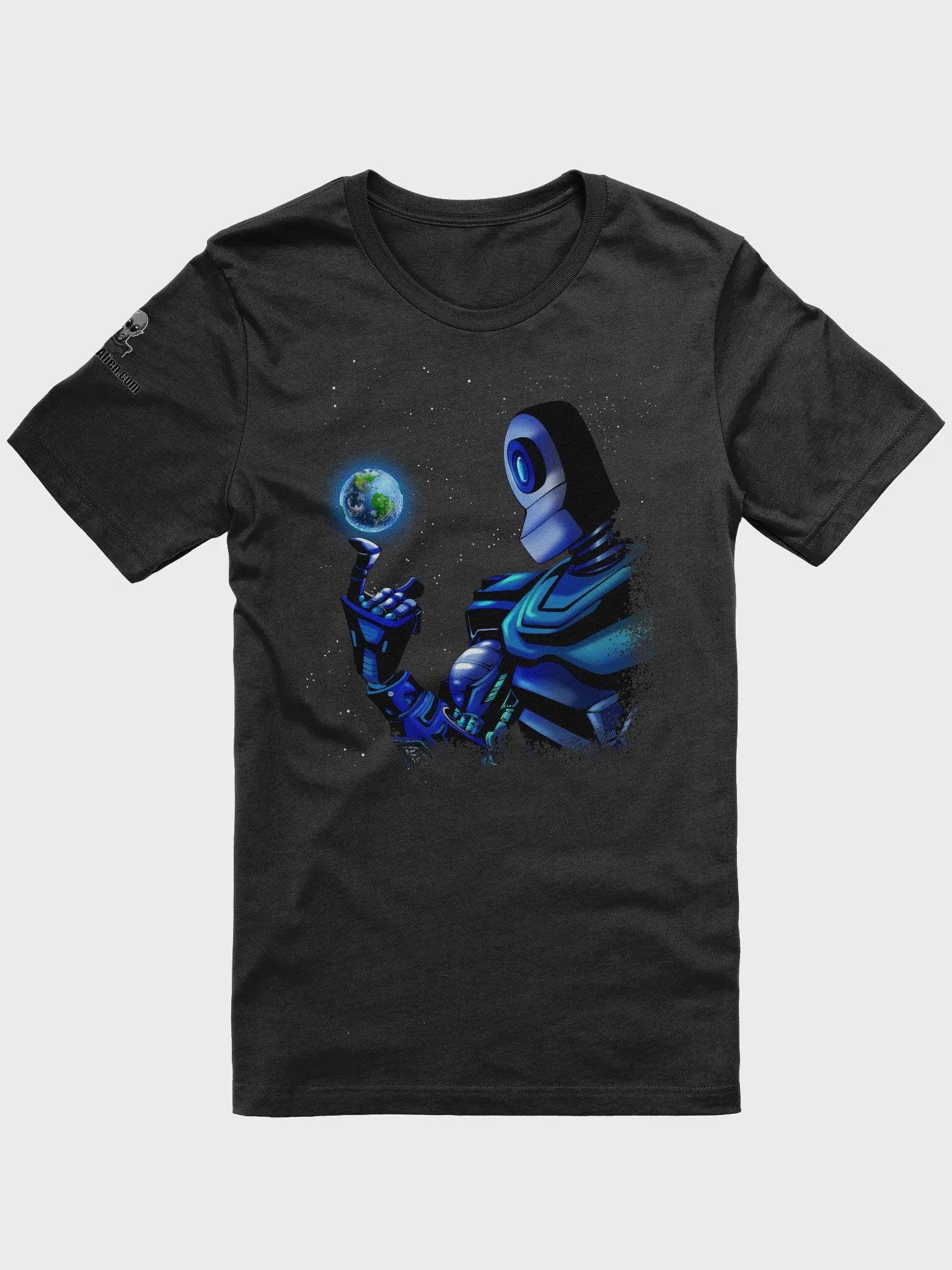 Robot Holding The World - T-Shirt product image (2)