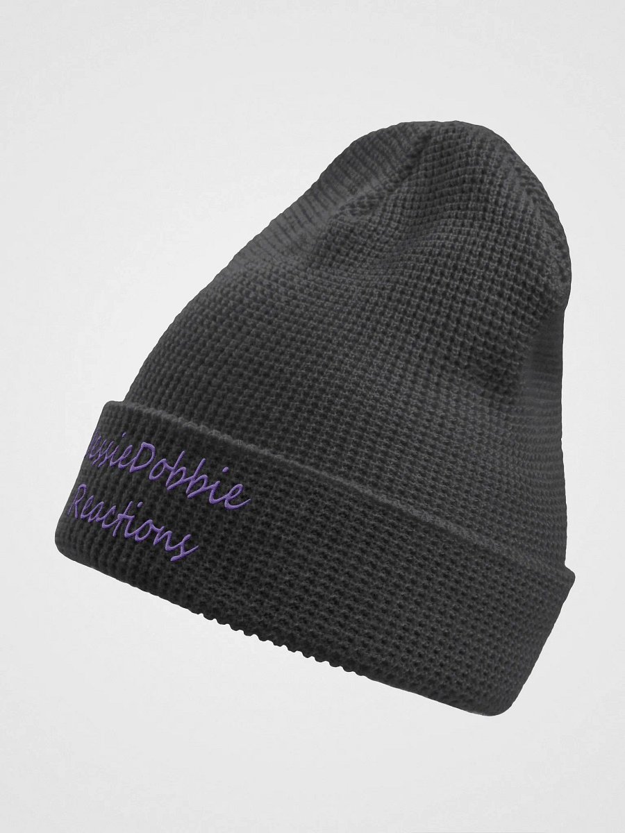 Jessie Dobbie grey waffle beanie! product image (2)