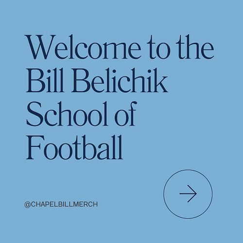 The University of North Carolina football team is about to become the Bill Belichik School of Football. Get your T-shirts now...