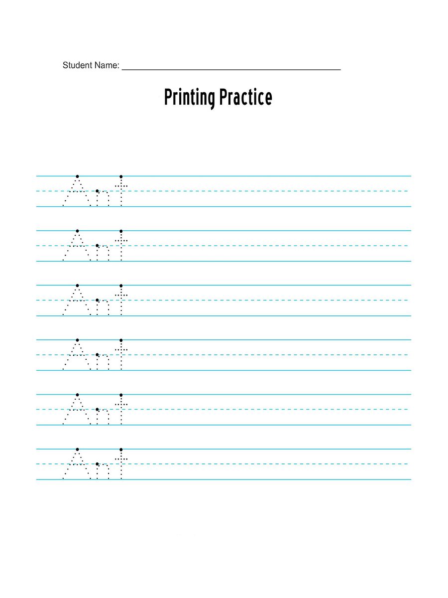 Letter Tracing Worksheets-Fun with Animals product image (4)
