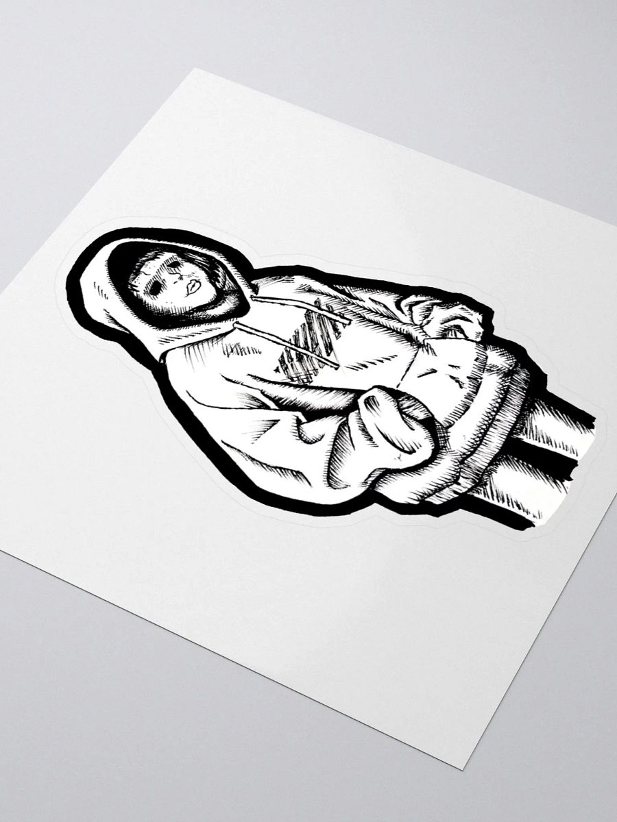 Hoodie Girl Sticker product image (3)