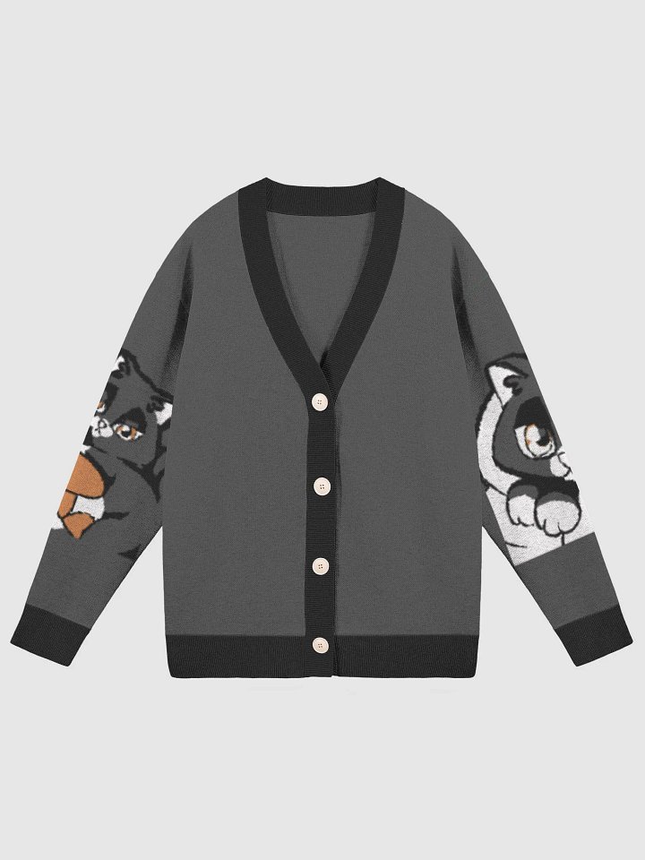Whiskered Wonder Knitted Cardigan product image (1)