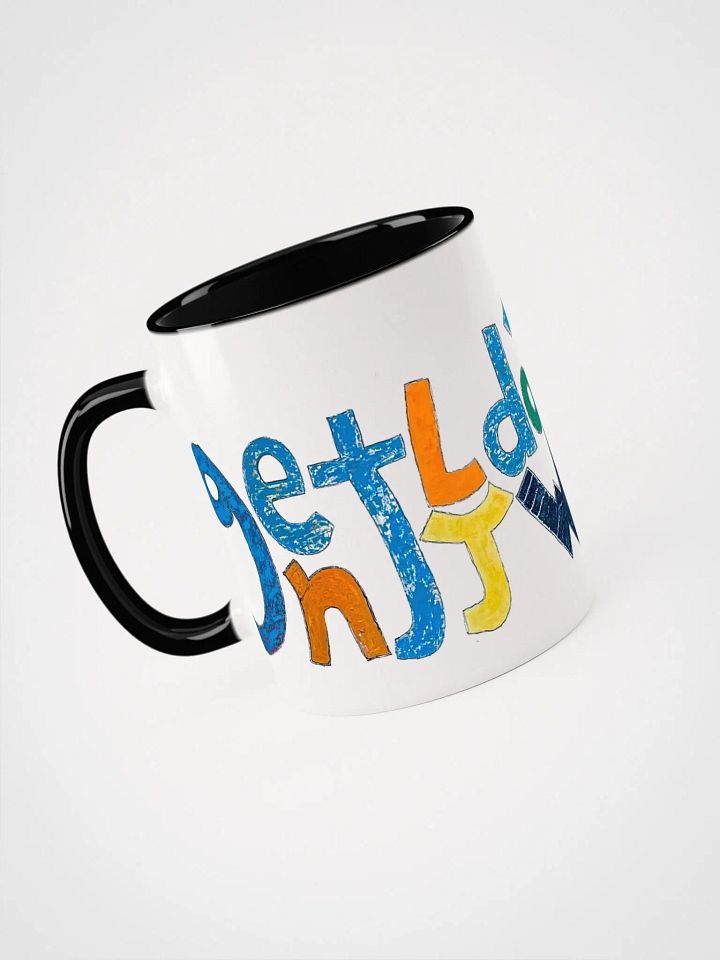 Gently Down the Stream Ceramic Mug with Color Inside product image (1)