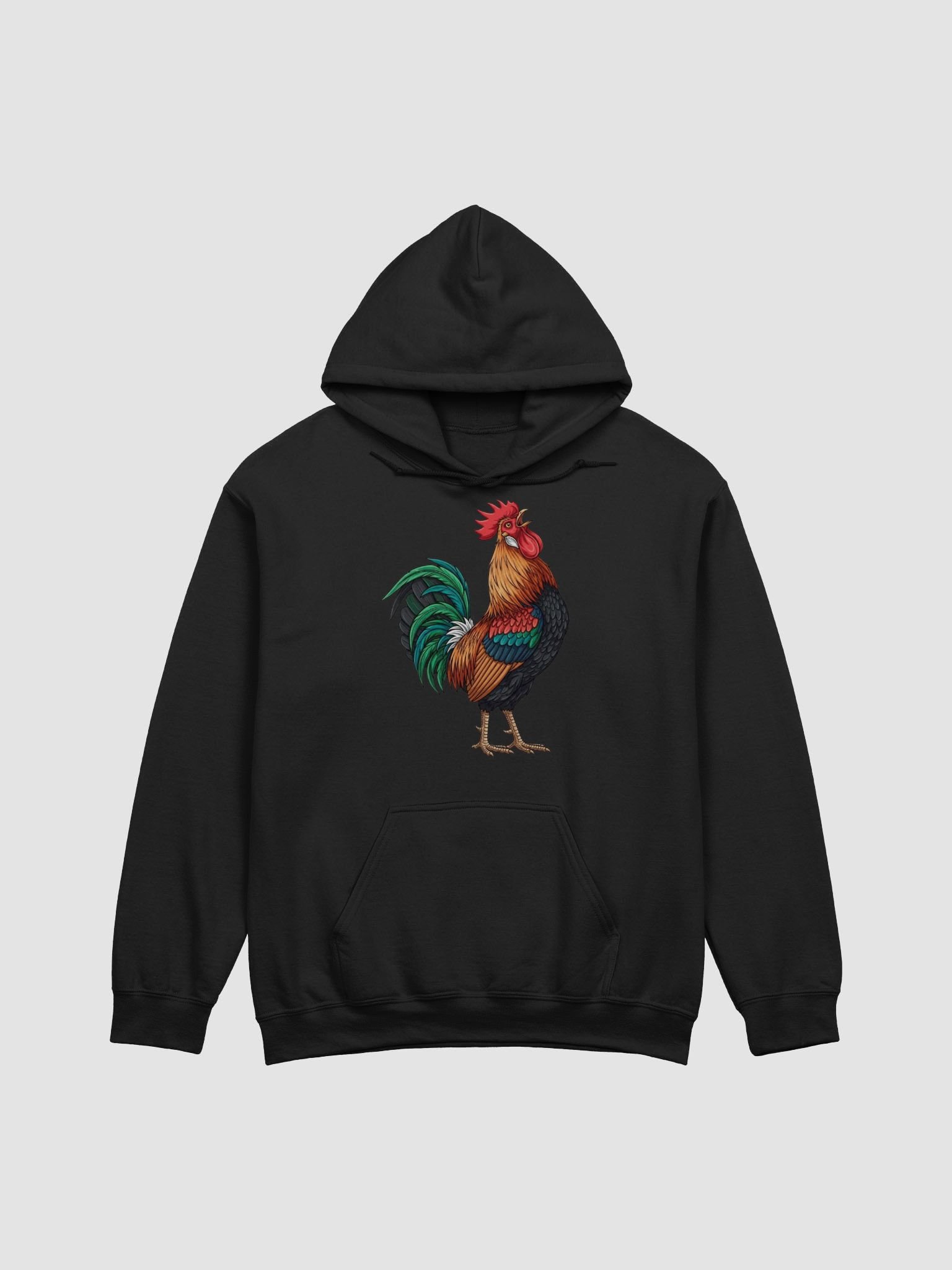 Vibrant Rooster Illustration for Unique Apparel product image (1)