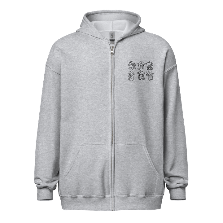 You Can MOO Anything Zip-Up (subtle print) product image (1)