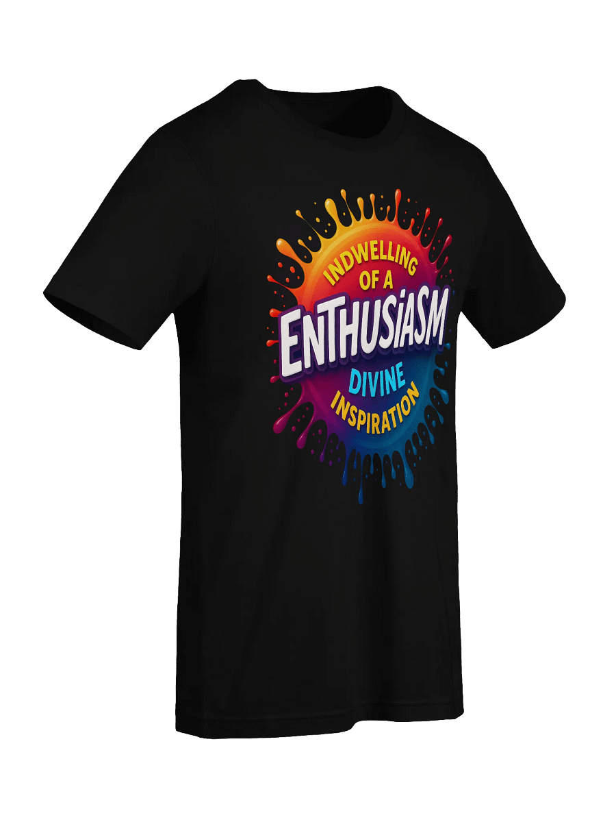 Enthusiasm Burst – Vibrant Artistic Explosion Tee | Divine Energy Graphic Shirt product image (6)