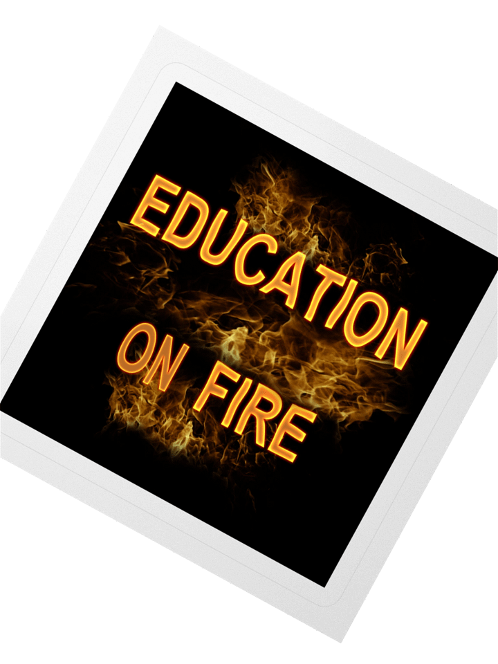 Education on Fire Sticker product image (4)