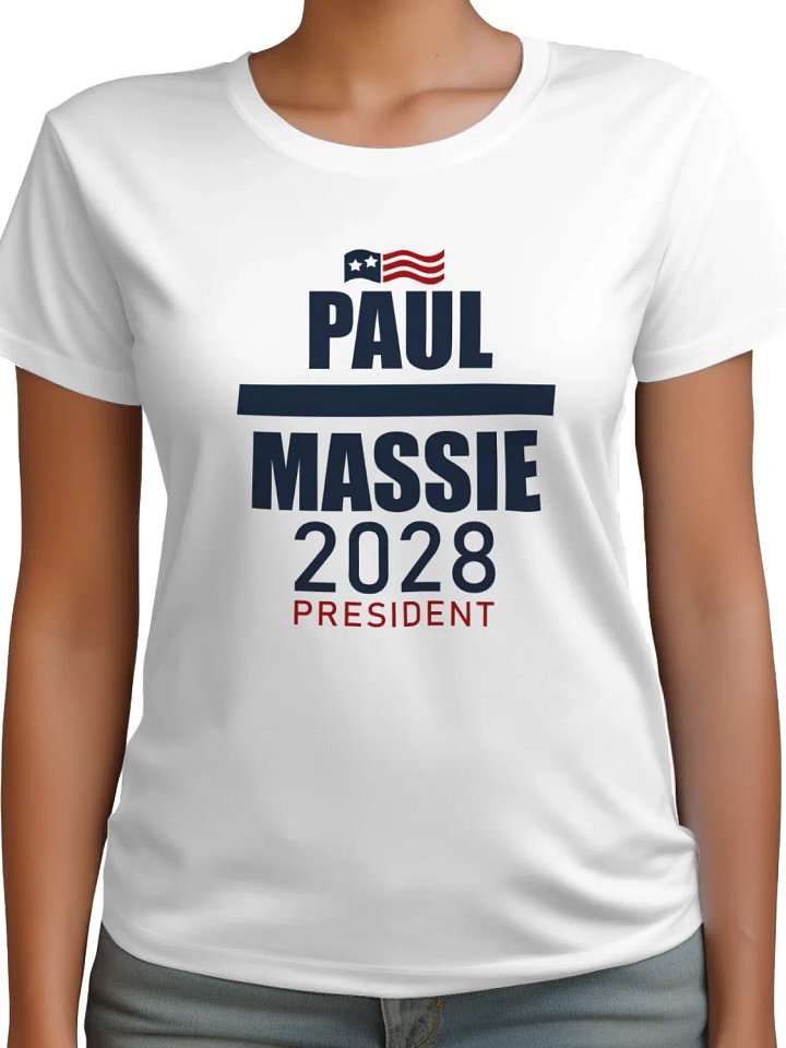 Paul Massie 2028 President T-Shirt product image (2)