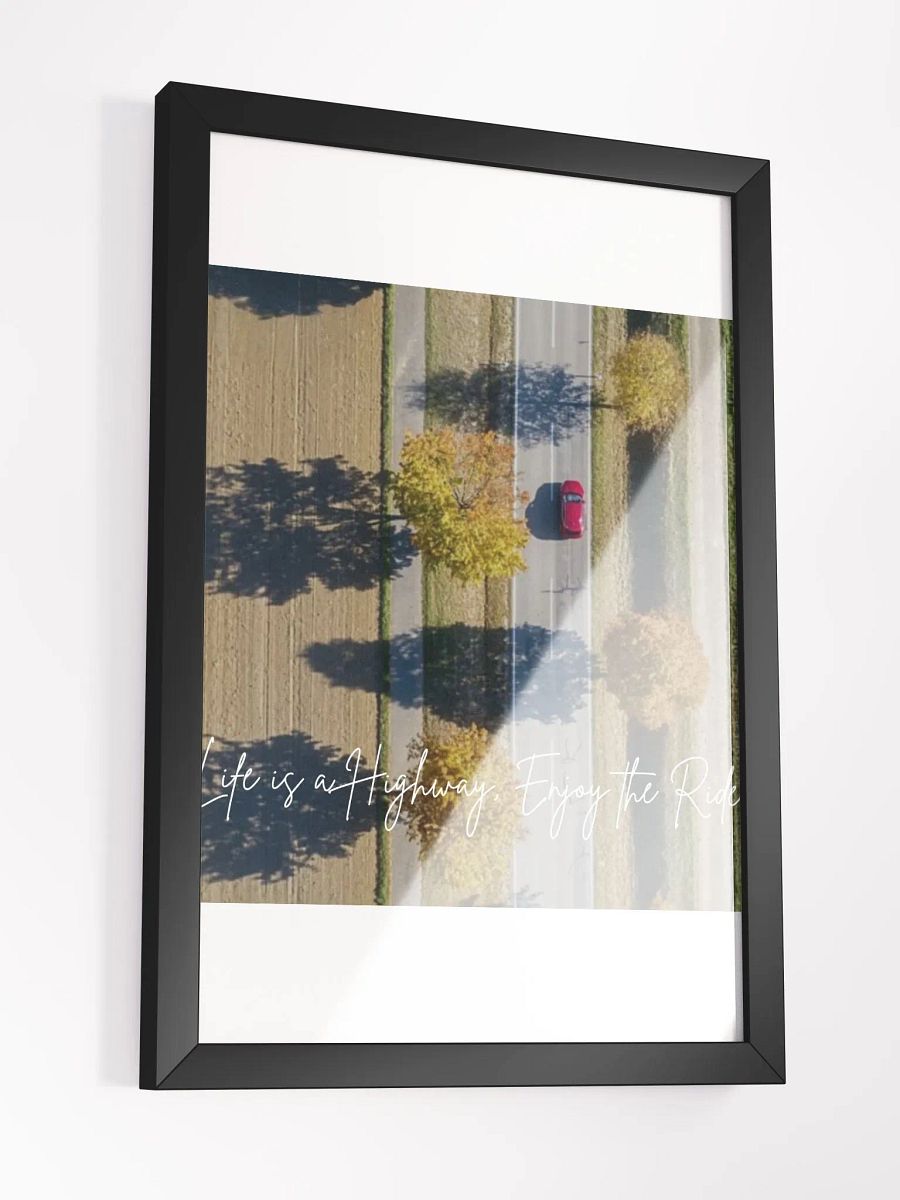Wall Art Car Ride Framed High-Quality Matte Poster (in) product image (3)