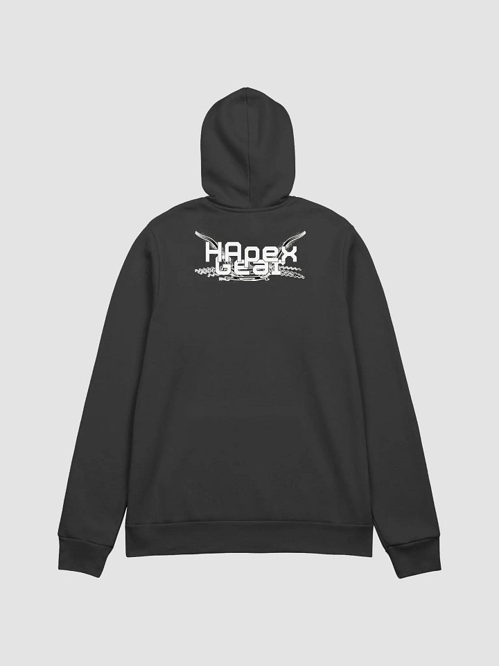 Supersoft Hoodie - White HApex Gear Black Logo product image (1)