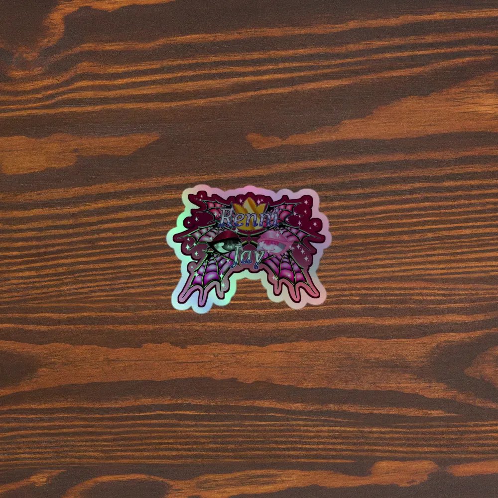Renni Jay Vtuber Logo Sticker Holographic product image (5)