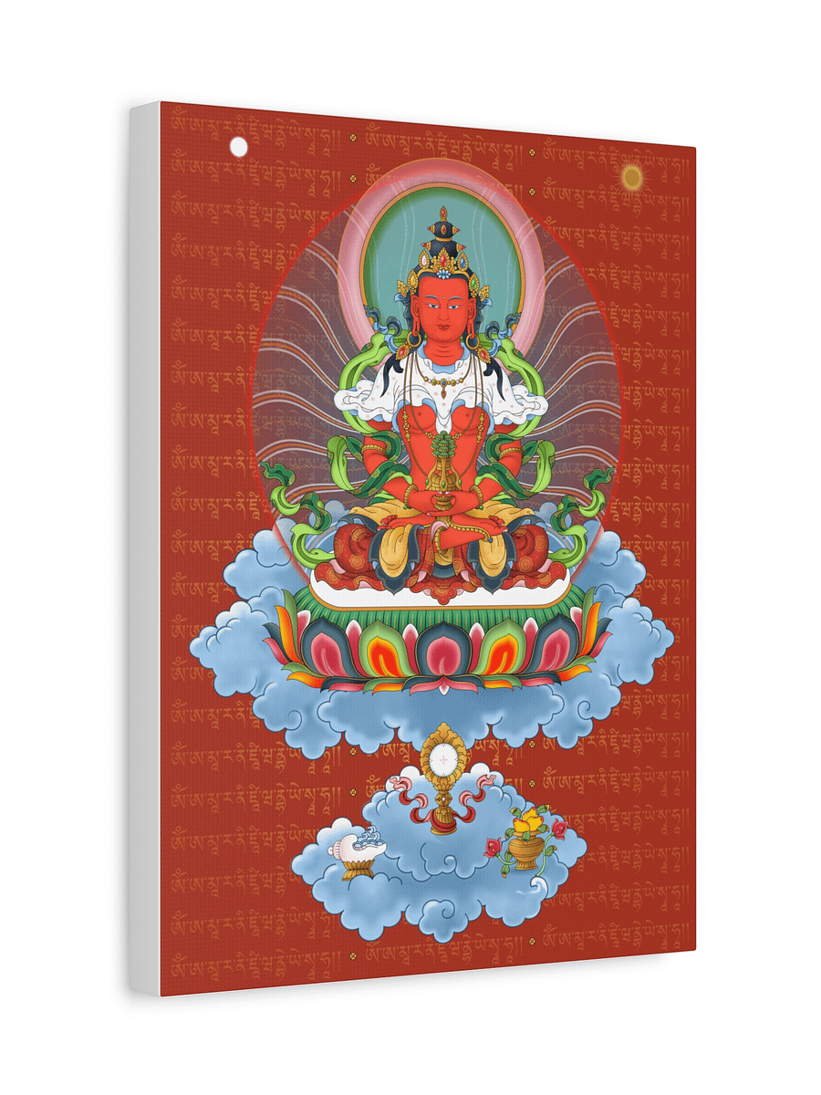 Amitayus Buddha thangka canvas print product image (2)