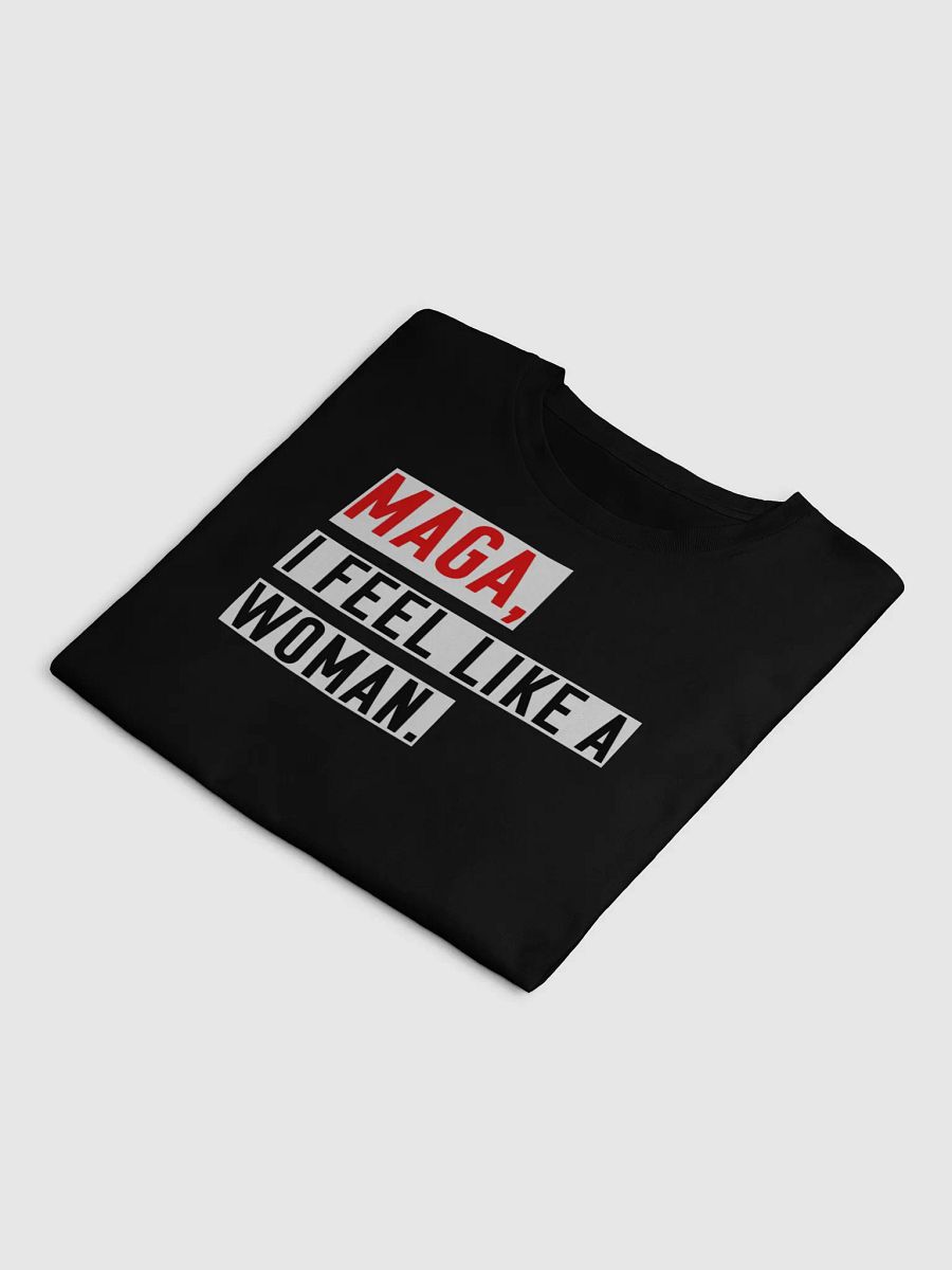 “MAGA, I Feel Like a Woman” Cropped Tee – Parody Whitney Official Merch product image (4)