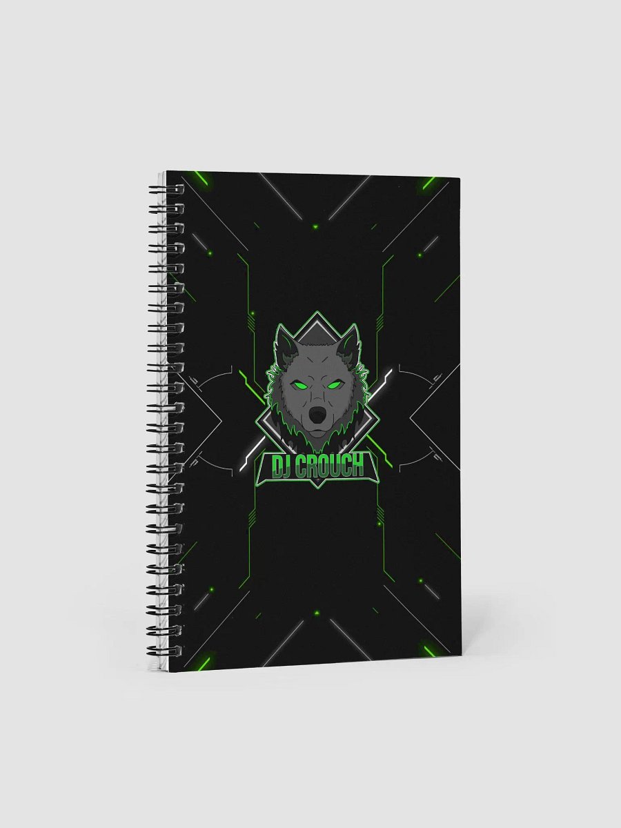 Futuristic Circuit Board Spiral Notebook product image (3)