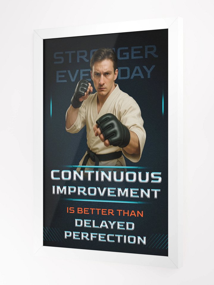 Martial Arts Framed Poster - Continuous Improvement product image (2)