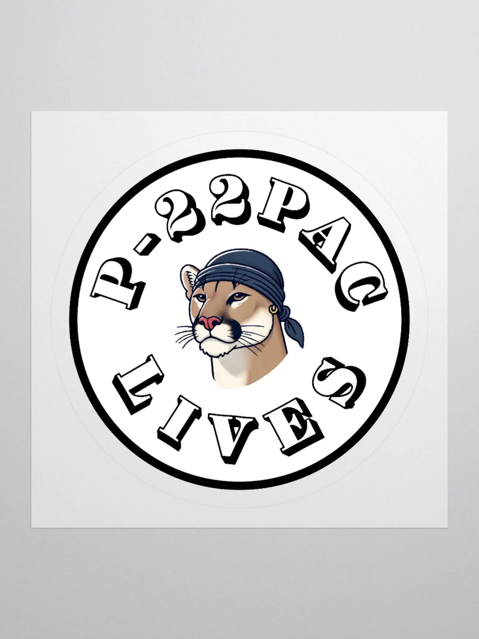 P-22Pac Lives Sticker product image (2)