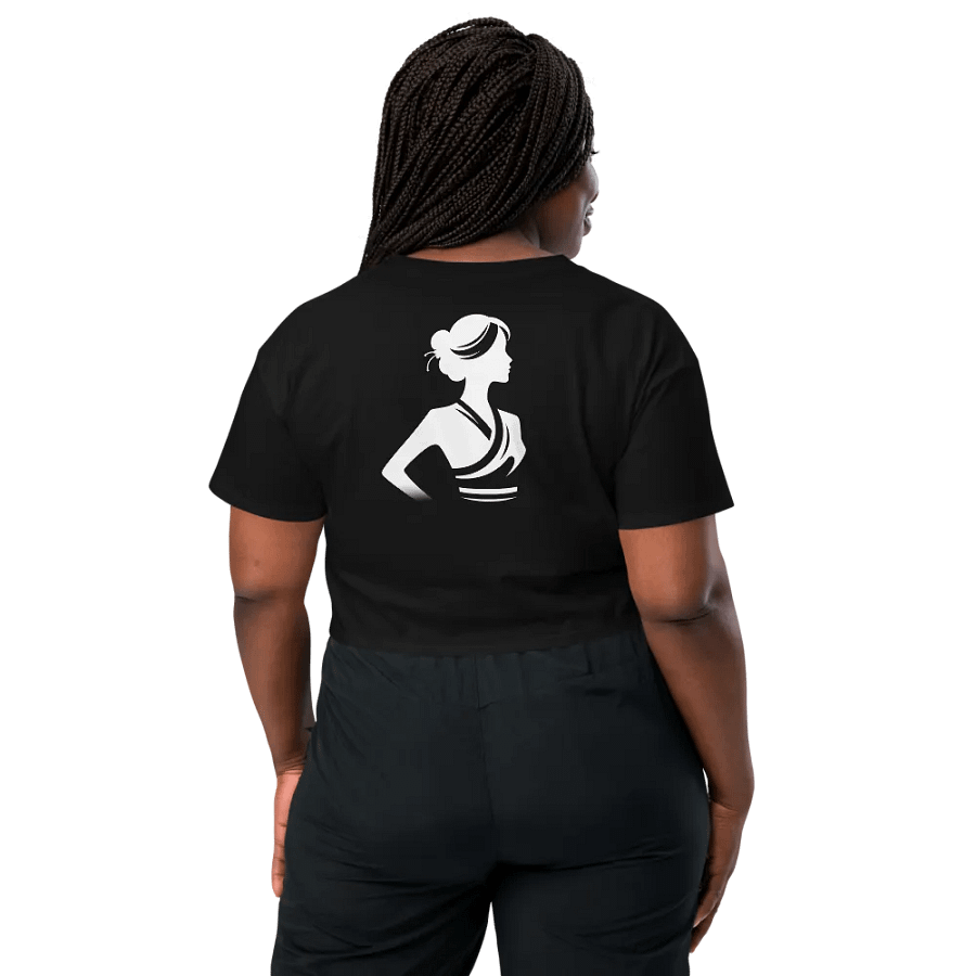 T3 Silhouette Oriental Woman Crop Top product image (2)