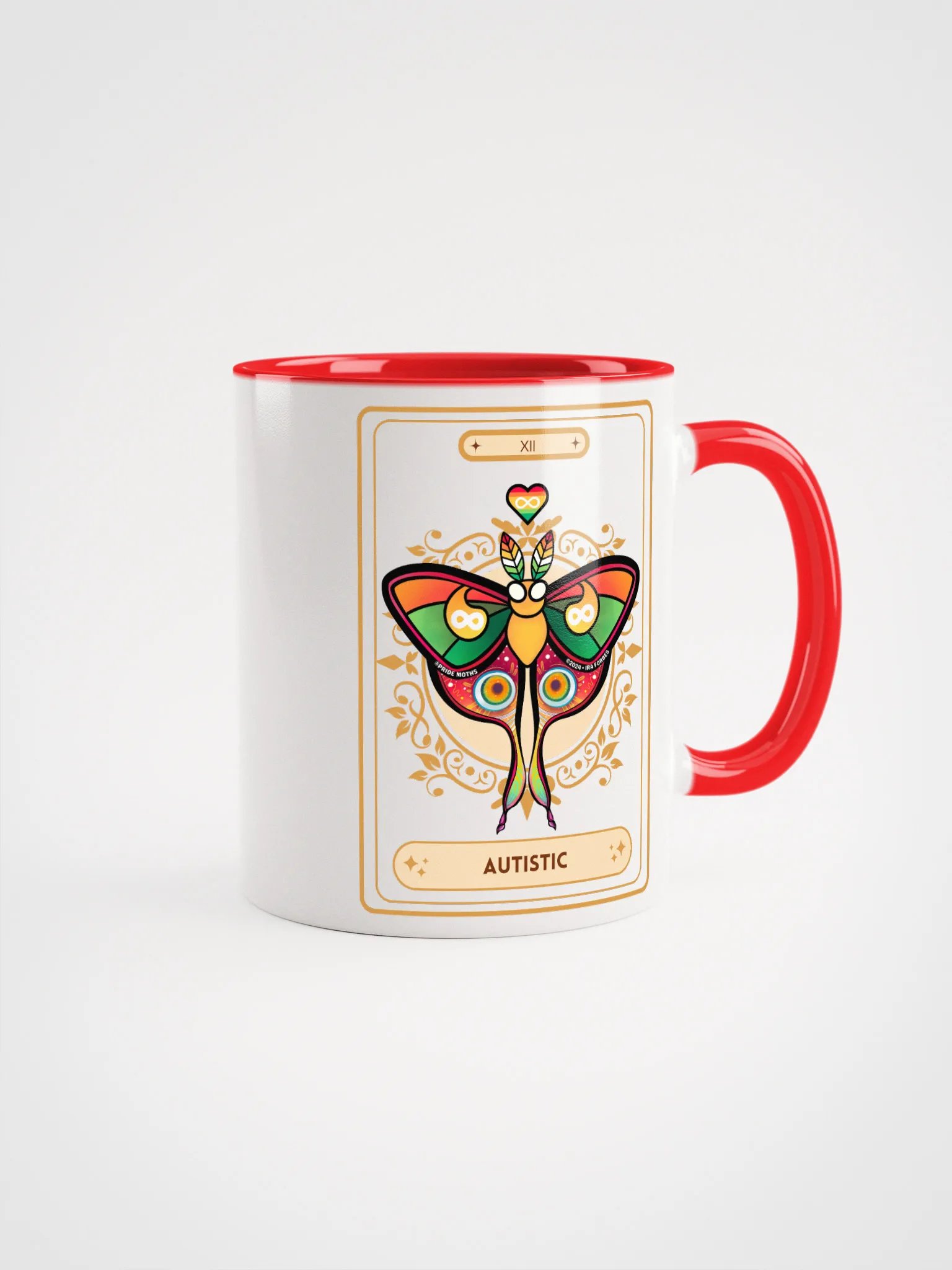 Autistic Pride | Tarot Moth | Moth Mug | Autism | Neurodivergence | Neurodiversity product image (4)