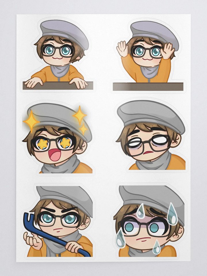 Rual Emote Stickers product image (1)