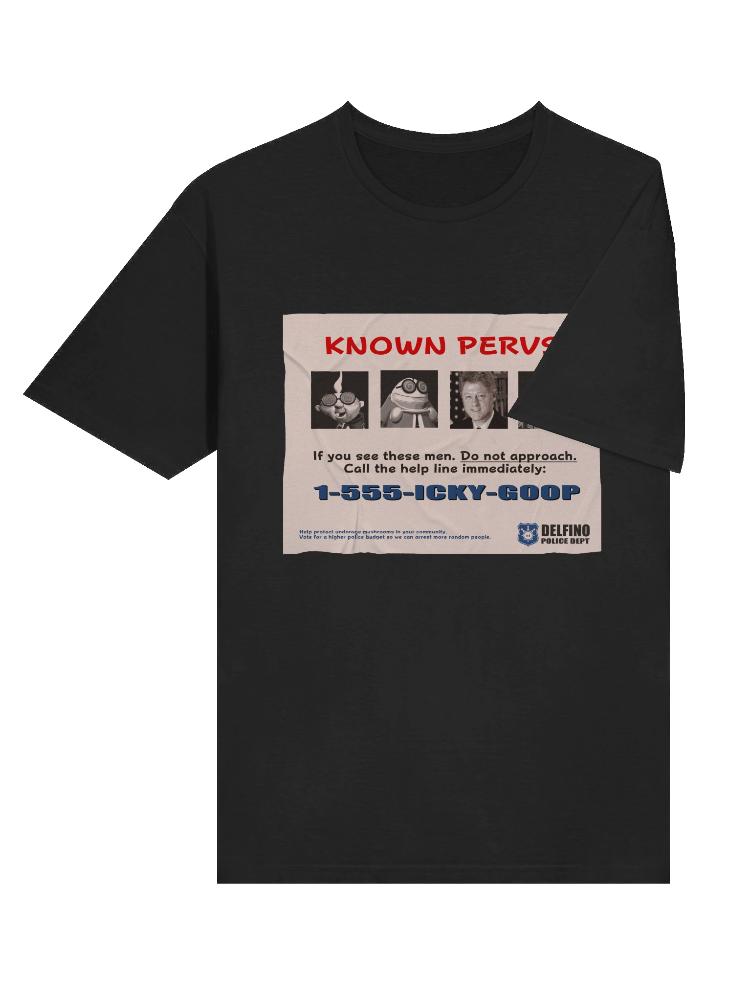 "Known Pervs" Poster Shirt (Bill Clinton) product image (35)