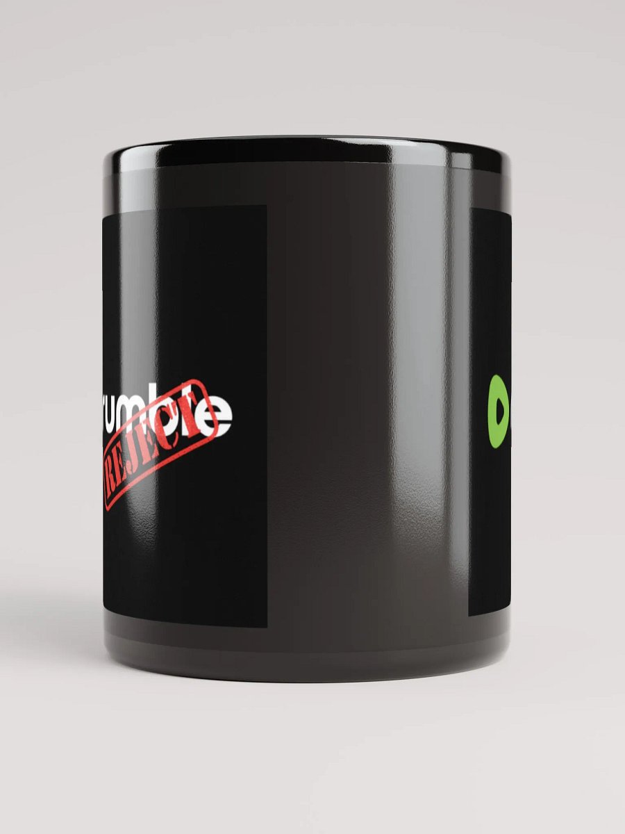 Rejected Logo Black Glossy Mug product image (9)