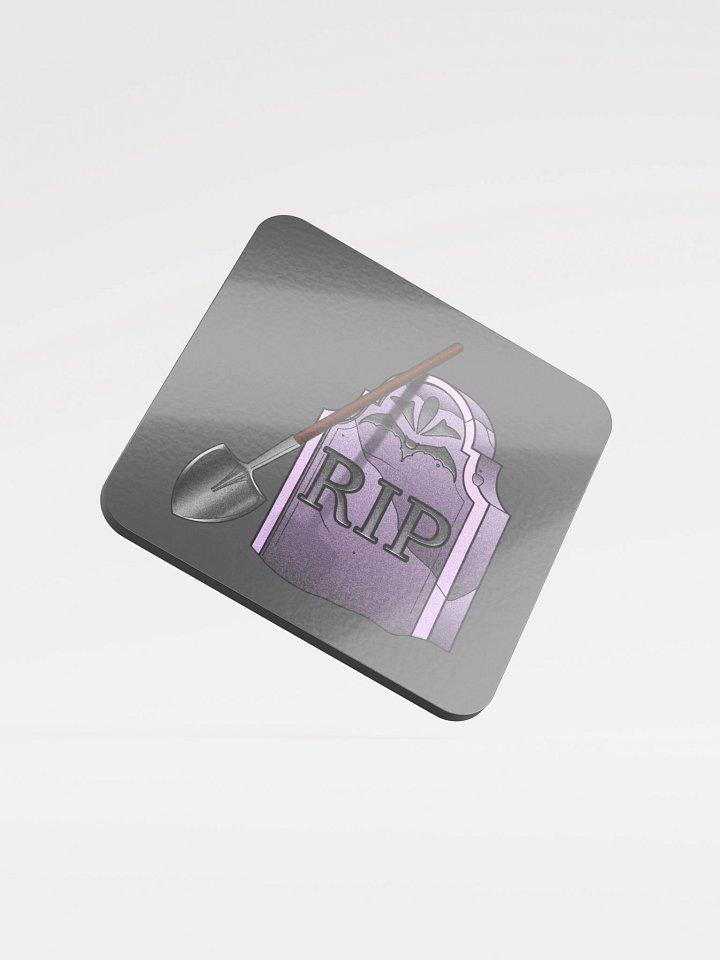 Tombstone - Glossed Cork Coaster product image (1)