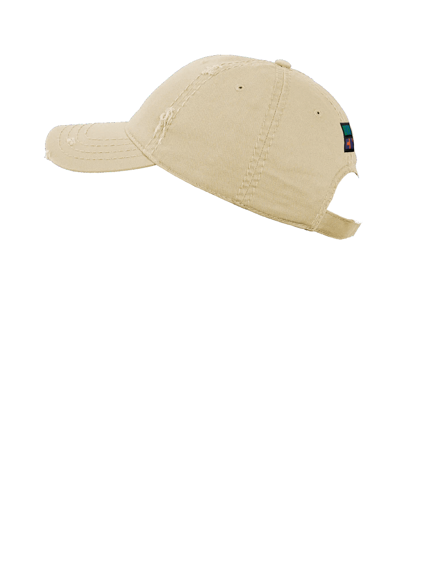 "Cutie Keys" Embroidered Distressed "Dad Cap" - Nudibranch Leaf Sheep Sea Slug product image (32)