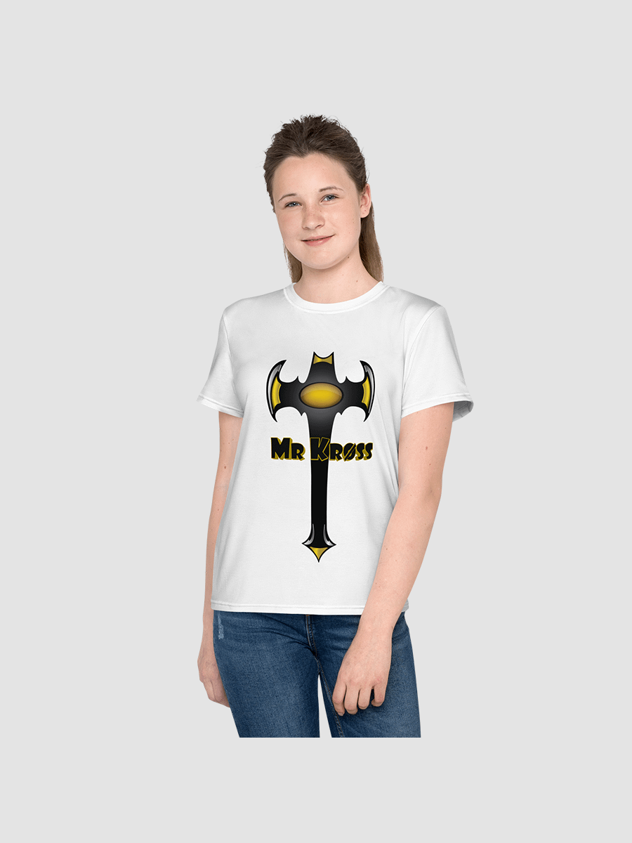 [Kr0ss Family] All-Over Print Youth Crew Neck T-shirt product image (5)