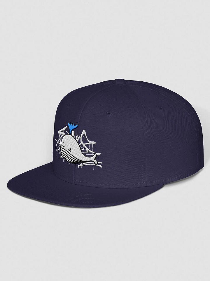 Whimsical Whale Snapback Cap product image (14)