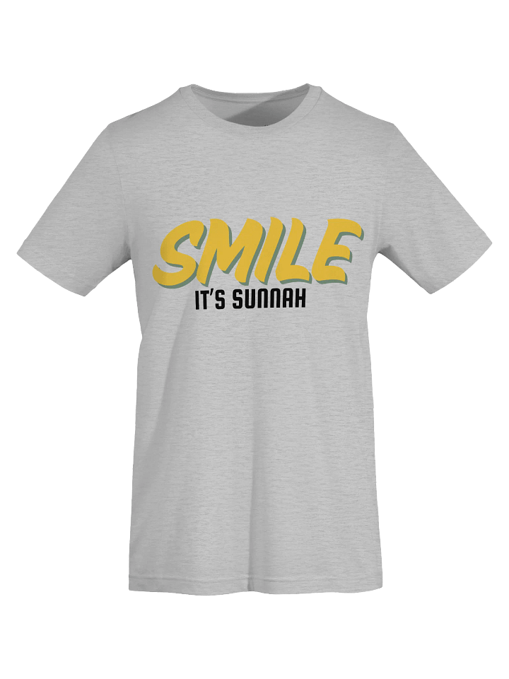 Light "Smile It's Sunnah" T-Shirt in Golden Yellow product image (1)