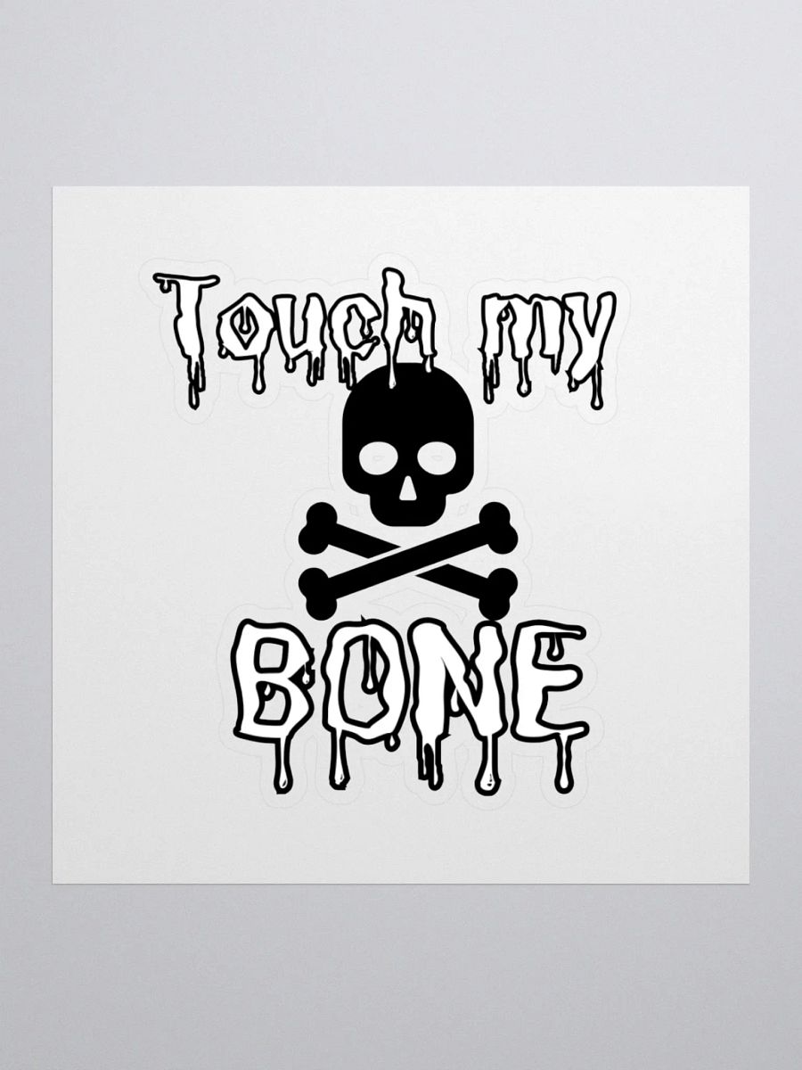 Touch My Bone, Sticker, Black product image (3)