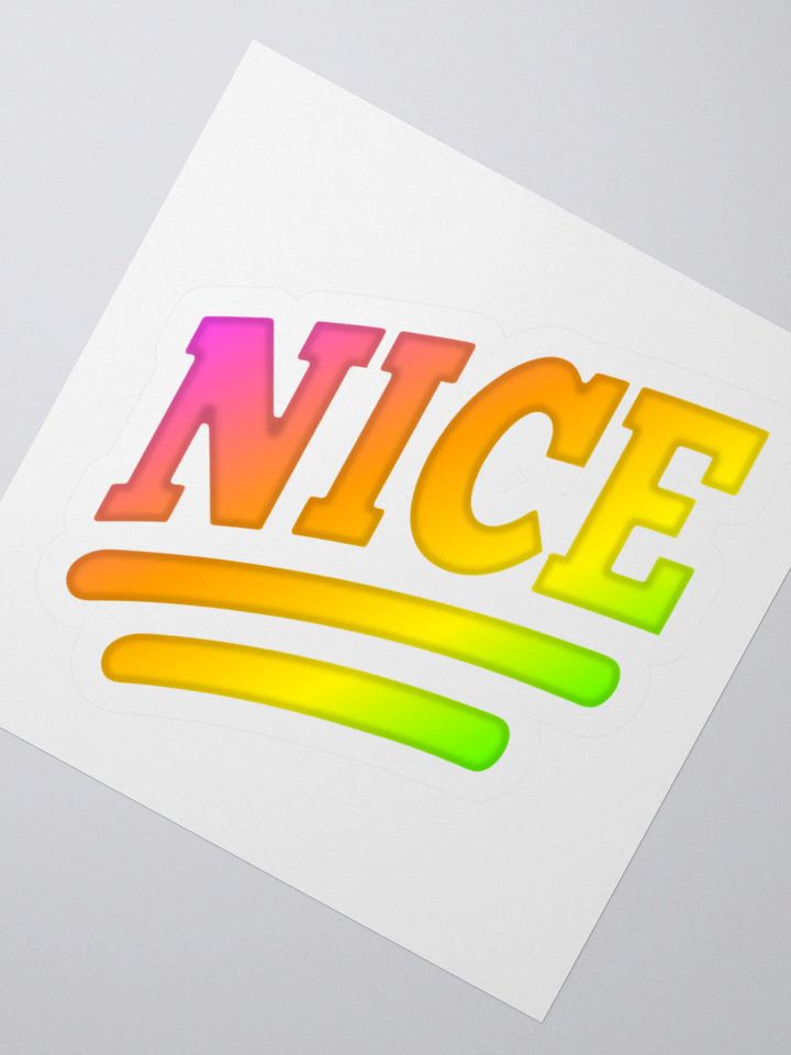"NICE" sticker product image (1)