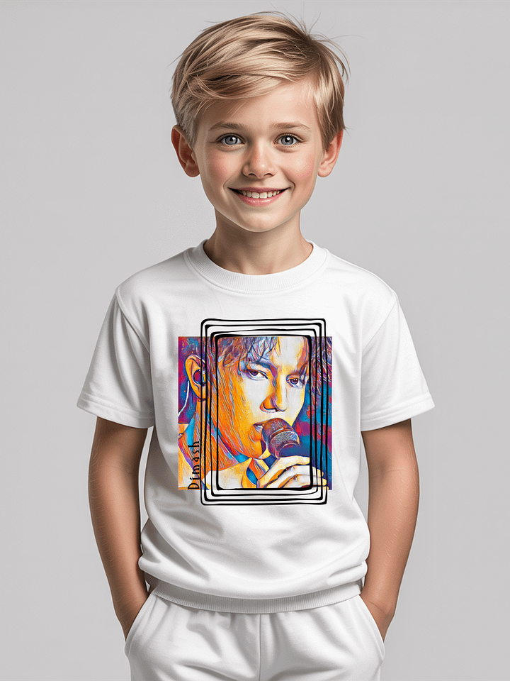 Singer From Kazakhstan Kids Gildan Unisex T-Shirt product image (2)