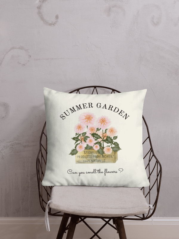 CAN YOU SMELL THE FLOWERS - SUMMER GARDEN PILLOW for COTTAGE LOVERS product image (6)