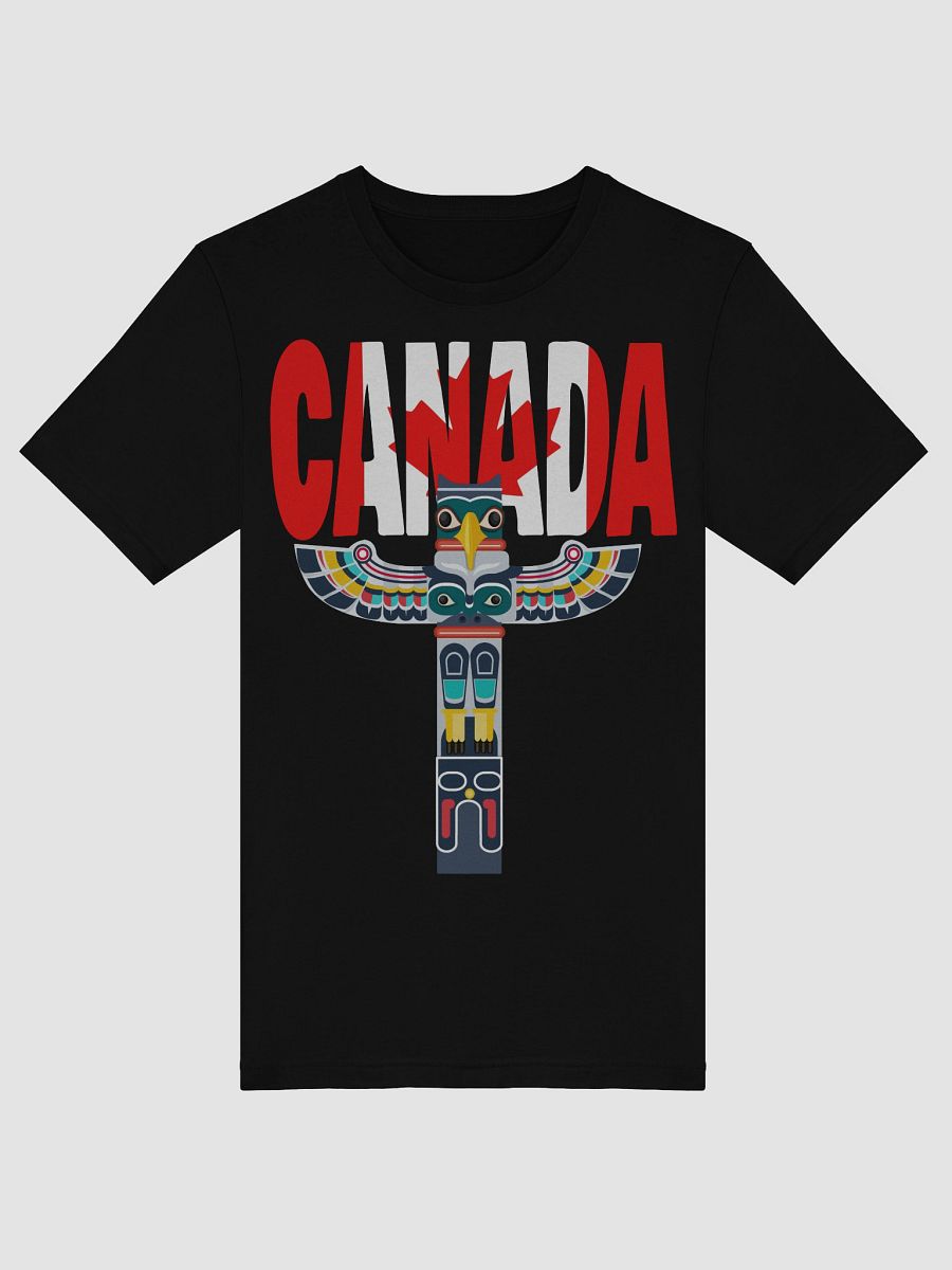 Canadian Totem Pole Tribute T-Shirt product image (3)