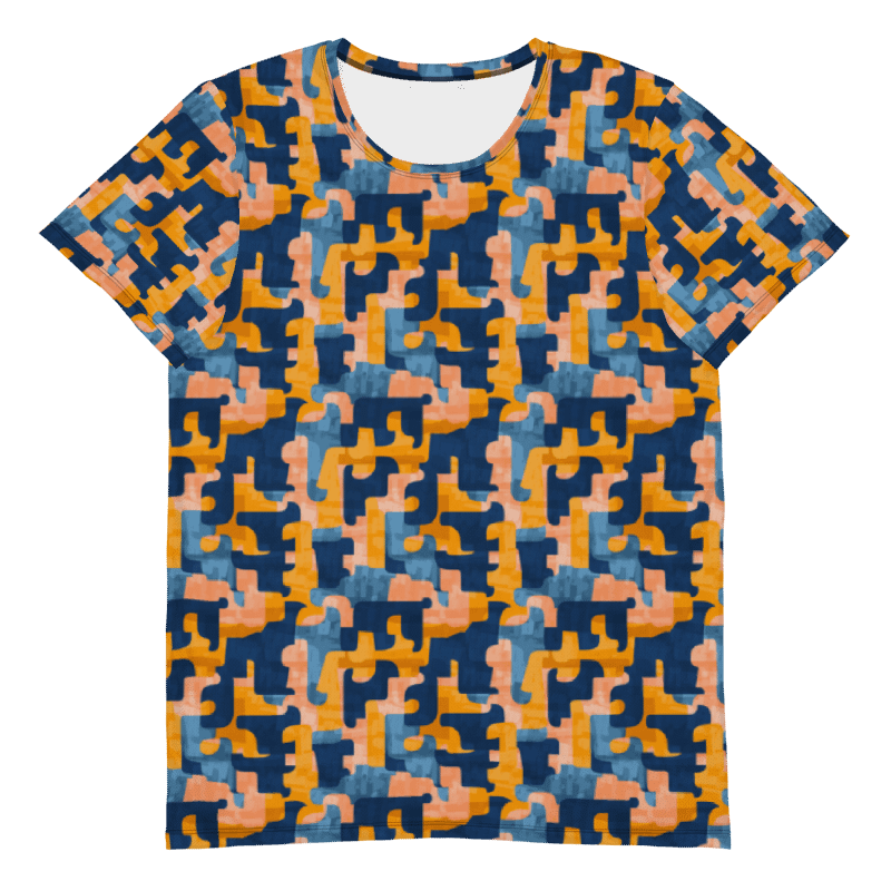 Flowing Shapes | Men´s Athletic T-Shirt product image (5)