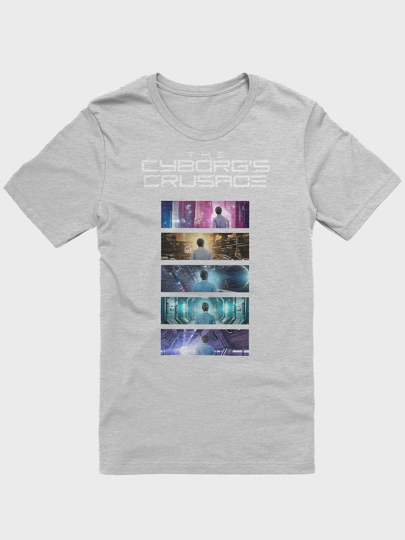 The Cyborg's Crusade White Logo Bella + Canvas Supersoft T-shirt