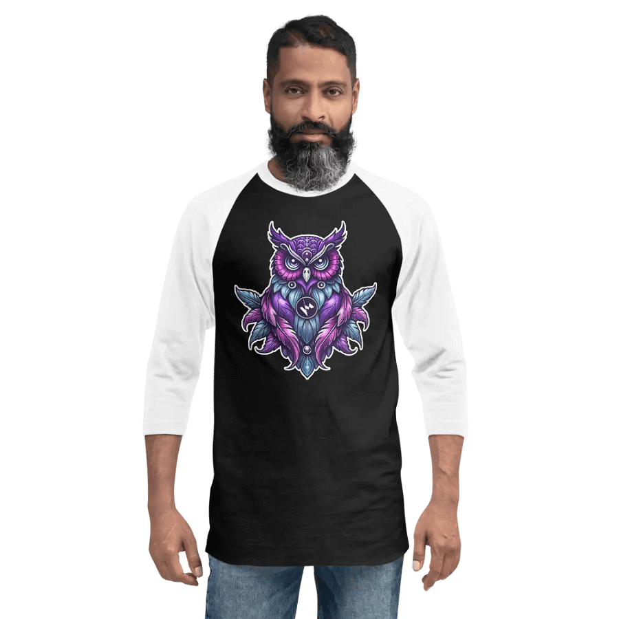 TVM Mystical Owl Raglan Tee product image (7)