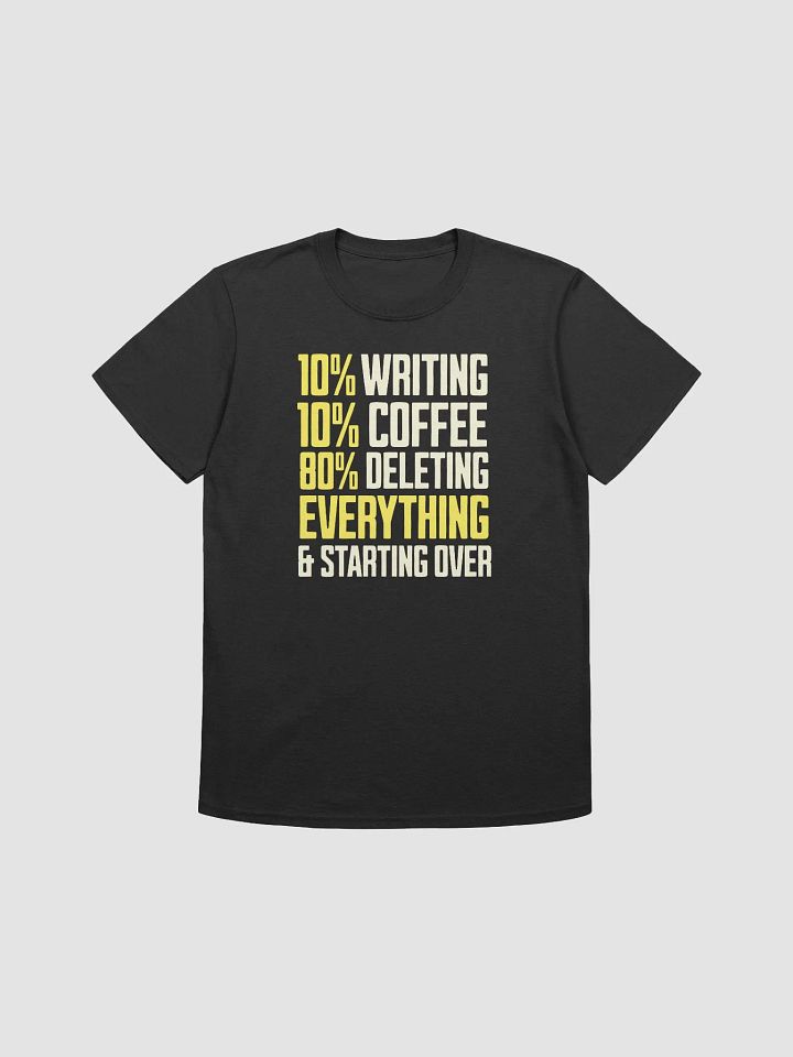 Funny Writing, Coffee and Deleting Unisex T-Shirt product image (2)