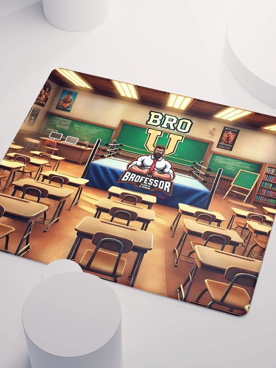 Bro U Wrestling Classroom Gaming Mouse Pad product image (3)