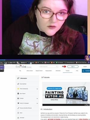 Reading is hard, and tutorials are the bane of everything #streamer #FYP #weirdo #artist #ibspaint